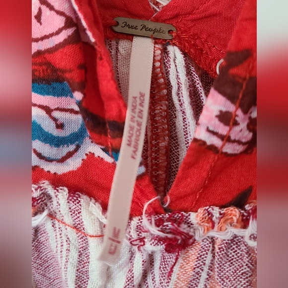 Free People Multicolor Boho Mini Dress - Picture 4 of 4